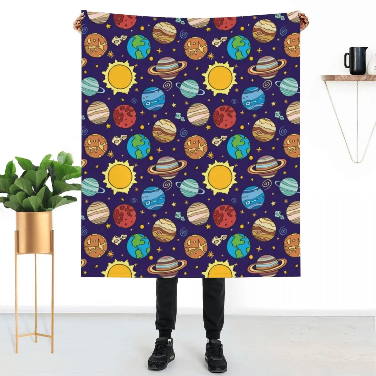 Cartoon Sun Blanket Solar System Print Thick For Sofa Throw Blanket Comfy Luxury Blankets
Cartoon Sun Blanket Solar System Print Thick For Sofa Throw Blanket Comfy Luxury Blankets