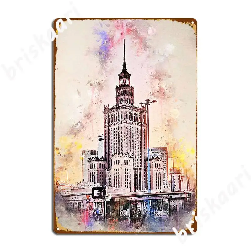 Warsaw In Watercolor Metal Sign Club Garage Decoration Vintage Pub Garage Tin Sign Poster
Warsaw In Watercolor Metal Sign Club Garage Decoration Vintage Pub Garage Tin Sign Poster