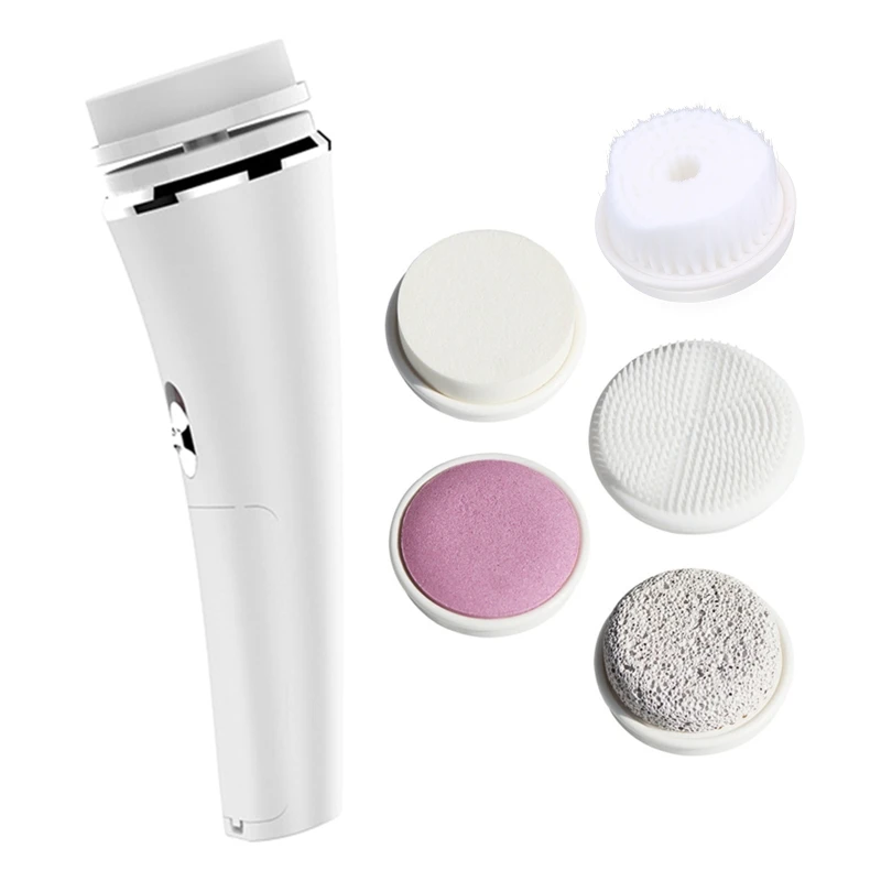 Электрическая Водонепроницаемая щетка для чистки лица, вращающаяся портативная щетка для отшелушивания лица с 2 режимами, 5 насадок
Электрическая Водонепроницаемая щетка для чистки лица, вращающаяся портативная щетка для отшелушивания лица с 2 режимами, 5 насадок