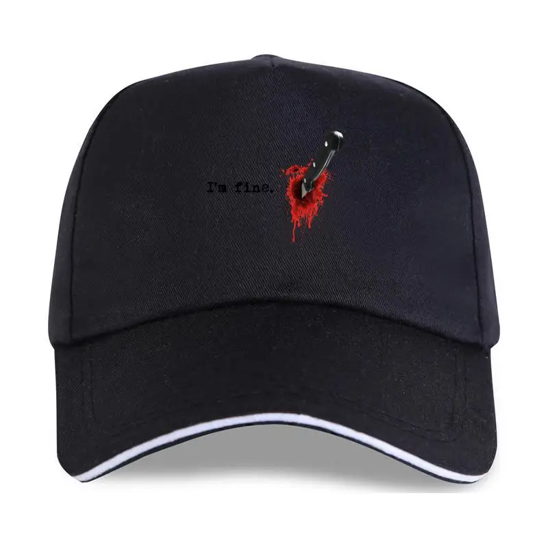 new cap hat 2021 2021 Summer Casual Men Baseball Cap I'm fine Wound Blood Knife Hurt Pain Stabe Injury Funny Joke Men
new cap hat 2021 2021 Summer Casual Men Baseball Cap I'm fine Wound Blood Knife Hurt Pain Stabe Injury Funny Joke Men
