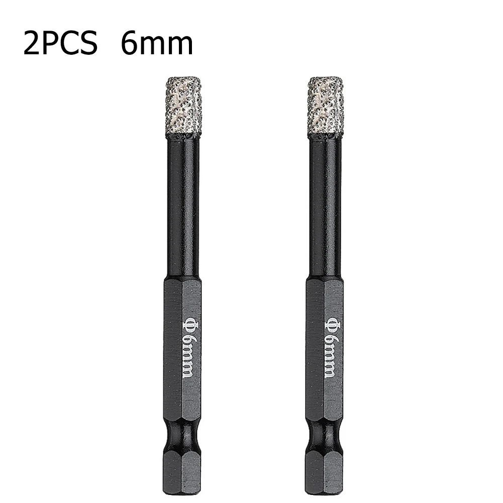 2pcs 6mm Vaccum Brazed Diamond Dry Drill Bits Hole Saw For Marble Ceramic Tile Glass Stone Multi-purpose Drilling
2pcs 6mm Vaccum Brazed Diamond Dry Drill Bits Hole Saw For Marble Ceramic Tile Glass Stone Multi-purpose Drilling