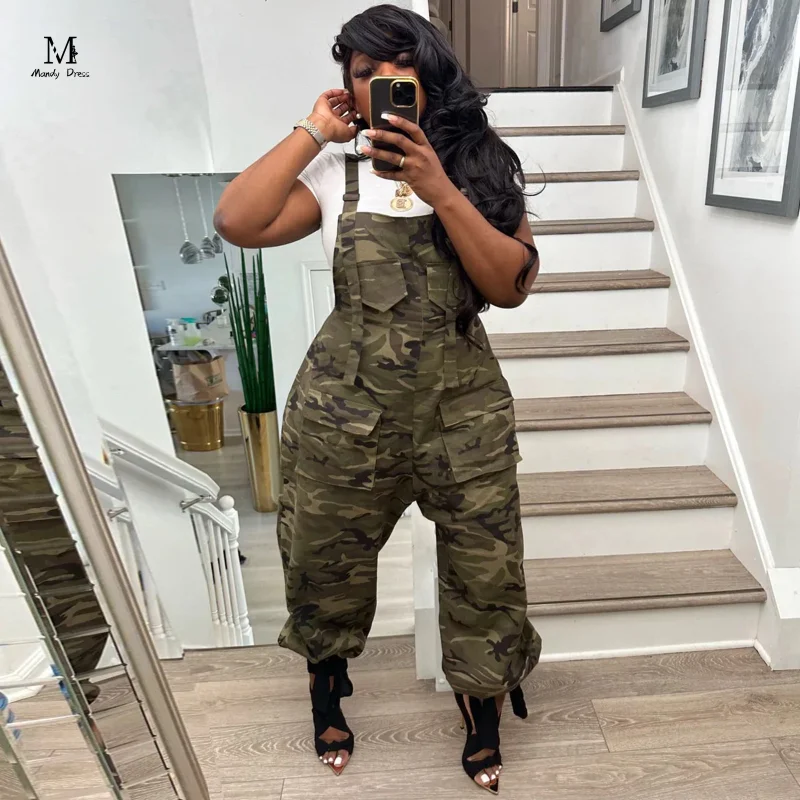 Street Fashion Women Camouflage Overalls 2023 Loose Cargo Jumpsuits Pockets Casual Clothes Ladies One Piece Rompers
Street Fashion Women Camouflage Overalls 2023 Loose Cargo Jumpsuits Pockets Casual Clothes Ladies One Piece Rompers