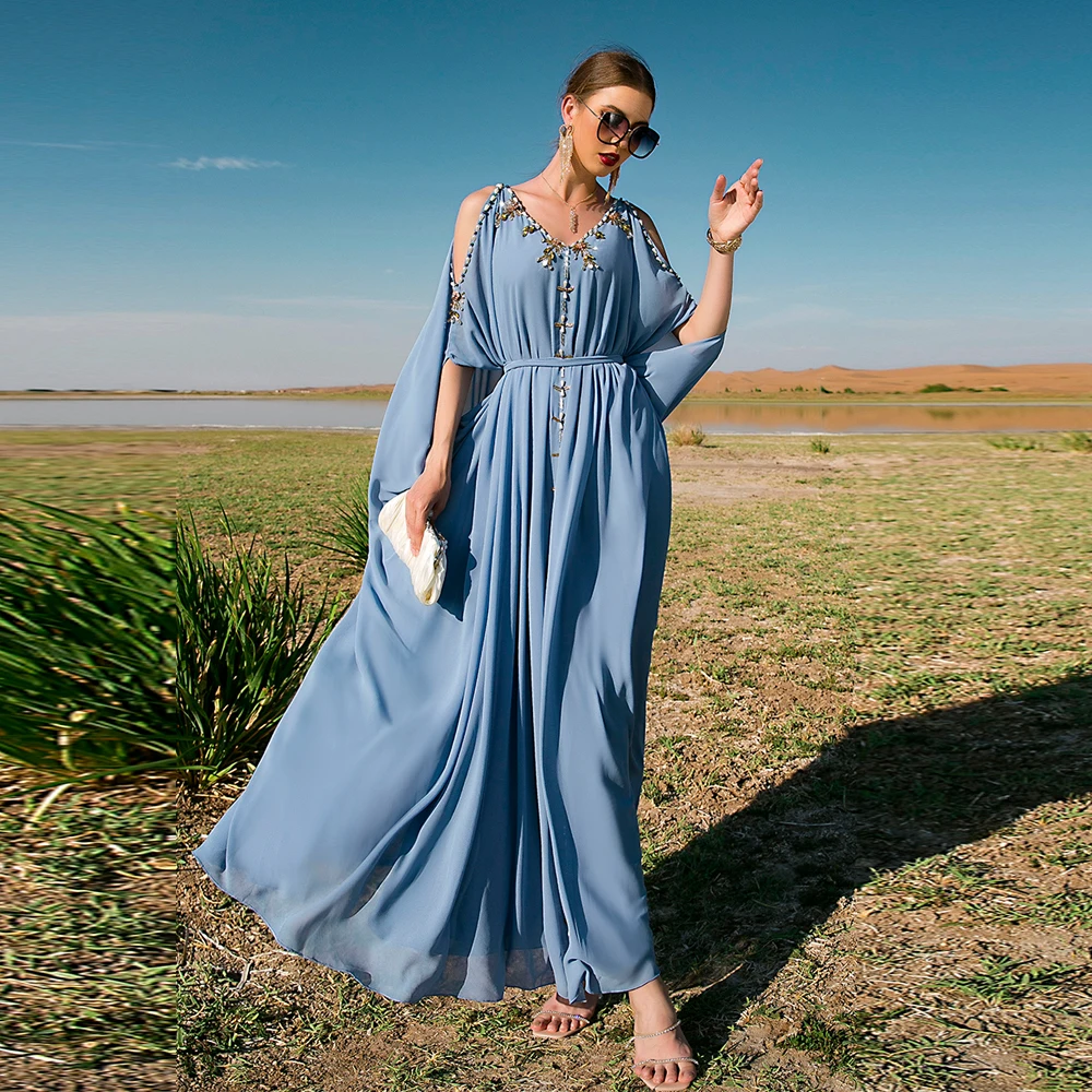 Ramadan Satin Off Shoulder Abaya Dubai Arabic Turkey Islam Muslim Dress Evening African Dresses For Women Robe Femme Vestidos
Ramadan Satin Off Shoulder Abaya Dubai Arabic Turkey Islam Muslim Dress Evening African Dresses For Women Robe Femme Vestidos