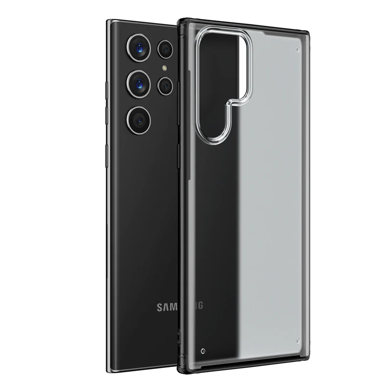 For Samsung S22 Ultra Translucent Matte PC TPU Case Anti-knock Bumper Case For Samsung Galaxy S22 Plus Transparent Funda Cover
For Samsung S22 Ultra Translucent Matte PC TPU Case Anti-knock Bumper Case For Samsung Galaxy S22 Plus Transparent Funda Cover