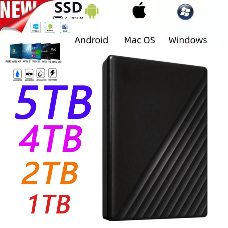 2022 New Mobile Hard Drive 2TB USB3.0 Internal Solid State Hard Disk 2.5Inch Black Storage Capacity Expander For Laptop
2022 New Mobile Hard Drive 2TB USB3.0 Internal Solid State Hard Disk 2.5Inch Black Storage Capacity Expander For Laptop