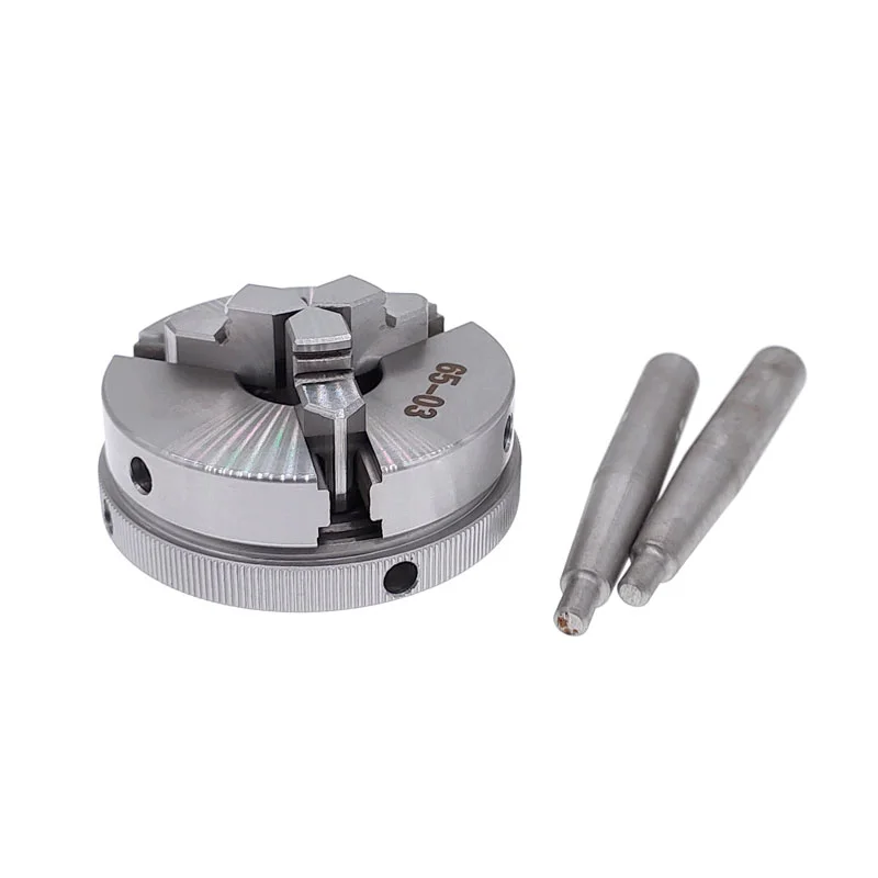 3 Jaws Manual Lathe Chuck 65mm High Precision CNC Wood Lathe Chuck M14 Metalworking Machine Accessories Tools
3 Jaws Manual Lathe Chuck 65mm High Precision CNC Wood Lathe Chuck M14 Metalworking Machine Accessories Tools
