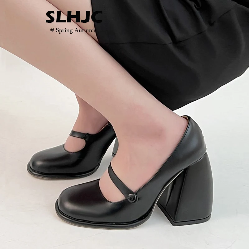 Женские кожаные туфли-лодочки SLHJC на расширяющемся книзу каблуке туфли с квадратным носком женские Туфли Мэри Джейн 10 см Ретро туфли-лодочк...
Женские кожаные туфли-лодочки SLHJC на расширяющемся книзу каблуке туфли с квадратным носком женские Туфли Мэри Джейн 10 см Ретро туфли-лодочк...