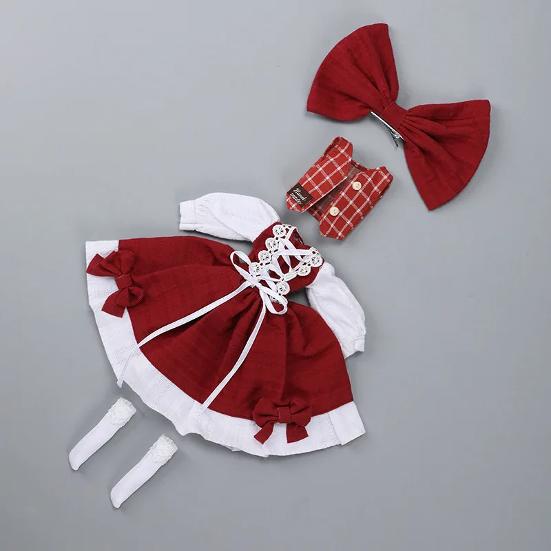 1/6 BJD Doll Clothes 30cm Dolls Fat Body Princess High Quality British Style Dress Accessories Dress Up Doll Gift DIY Clothes
1/6 BJD Doll Clothes 30cm Dolls Fat Body Princess High Quality British Style Dress Accessories Dress Up Doll Gift DIY Clothes