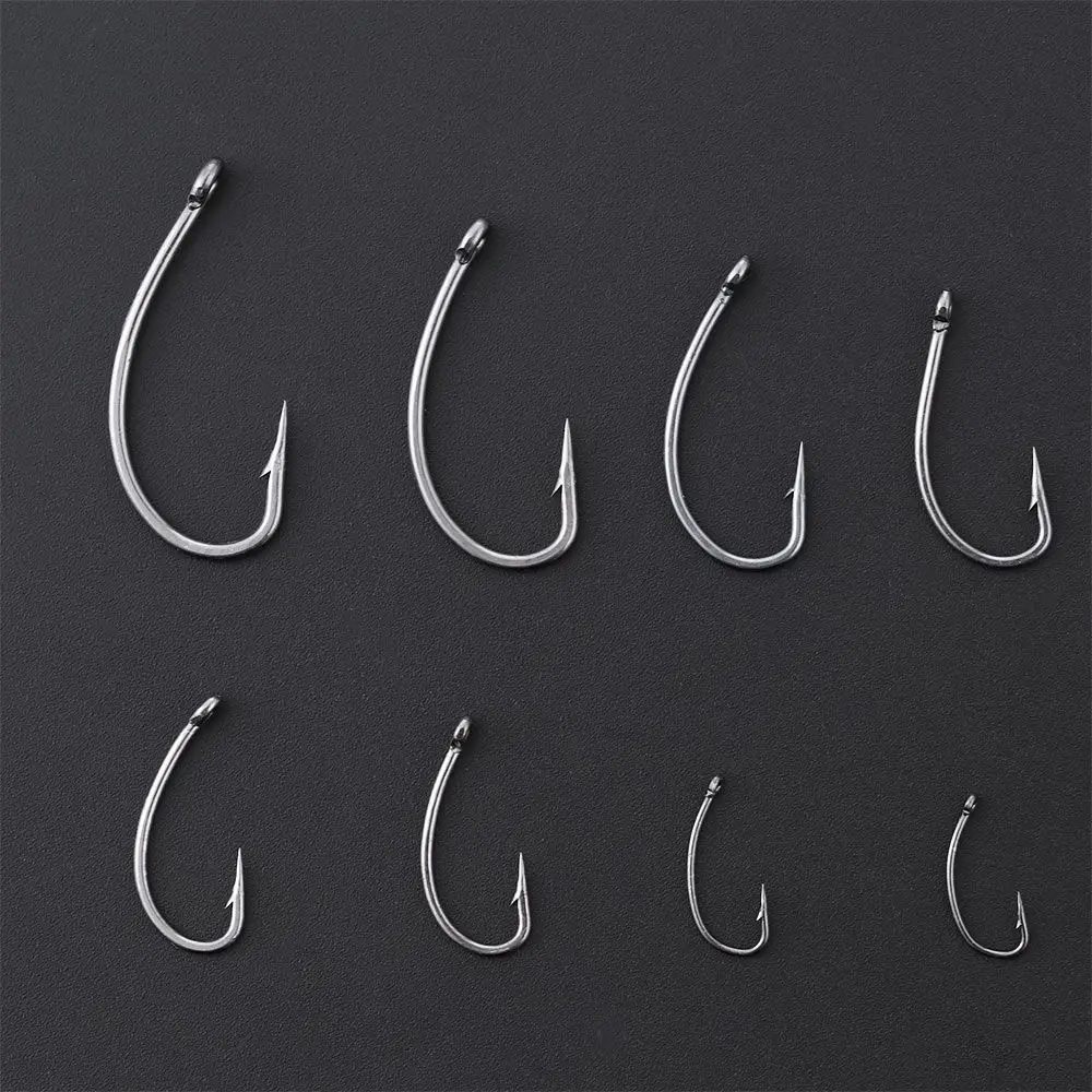 High Carbon Fishhooks Flattened Sharped Long Shank Barbed Hook Fly Tying Hook Barbed Fish Hook Curve Shank Hooks
High Carbon Fishhooks Flattened Sharped Long Shank Barbed Hook Fly Tying Hook Barbed Fish Hook Curve Shank Hooks