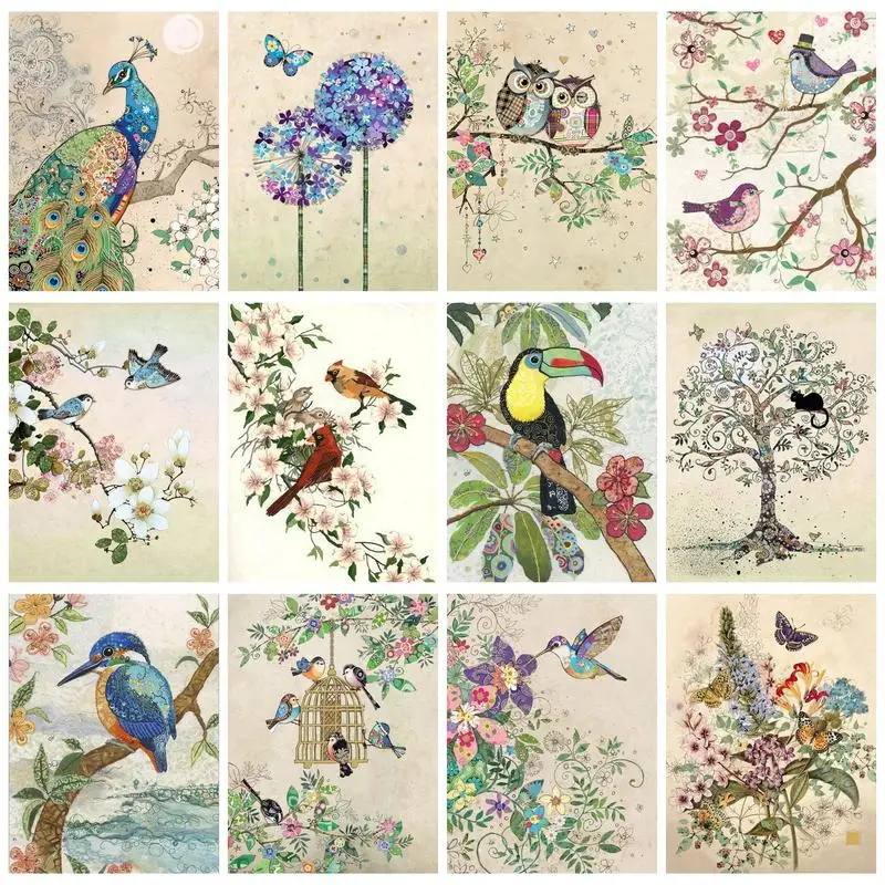 CHENISTORY Modern Painting By Numbers Birds Flower Tree Drawing On Numbers Home Decor For Adults Picture Paint Easy For Beginner
CHENISTORY Modern Painting By Numbers Birds Flower Tree Drawing On Numbers Home Decor For Adults Picture Paint Easy For Beginner