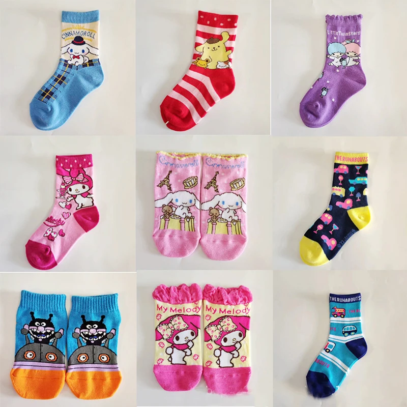 1 Pairs Cinnamoroll Cotton Socks Kawaii Cute Anime Cartoon Figure My Melody Purin Dog High Quality Combed Socks Kids Girls Gifts
1 Pairs Cinnamoroll Cotton Socks Kawaii Cute Anime Cartoon Figure My Melody Purin Dog High Quality Combed Socks Kids Girls Gifts