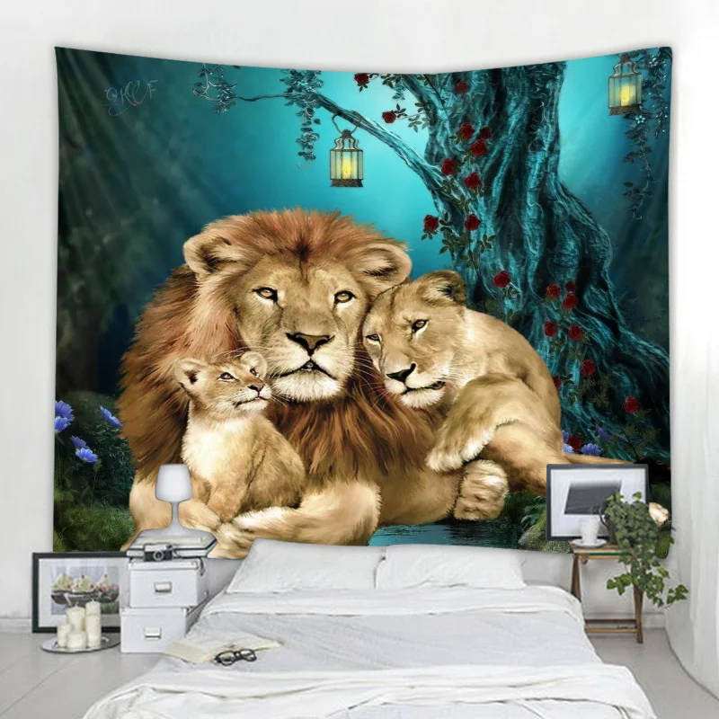 Prairie Lion Tapestry Yoga Buddha Decorative Tapestry Witchcraft Wall Decor Tapestry Nordic Wall Background Tapestry
Prairie Lion Tapestry Yoga Buddha Decorative Tapestry Witchcraft Wall Decor Tapestry Nordic Wall Background Tapestry