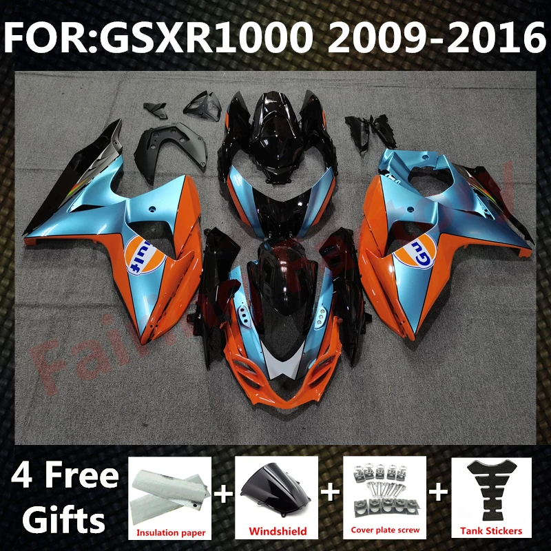 Комплект обтекателей для мотоцикла, подходит для GSXR1000 GSXR 1000 GSX-R1000 2009 2010 2011 2012 2013 2014 2015 2016 K9, Обтекатели синего и черного цветов 
Комплект обтекателей для мотоцикла, подходит для GSXR1000 GSXR 1000 GSX-R1000 2009 2010 2011 2012 2013 2014 2015 2016 K9, Обтекатели синего и черного цветов