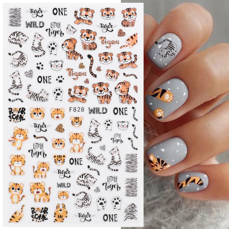 Children's Cartoon Nail Stickers Cute DIY Decals 2022 Year Tiger Valentine's Day Art Make Up Accesoires Butterfly Foil
Children's Cartoon Nail Stickers Cute DIY Decals 2022 Year Tiger Valentine's Day Art Make Up Accesoires Butterfly Foil