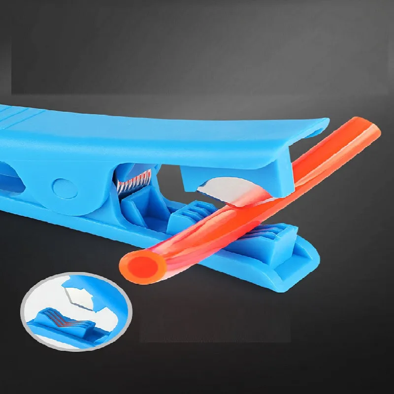Pneumatic Plastic Tube Cutter PVC PU PE Nylon Pipes Rubber Silicone Plastic Pipe Tube Cutter Self-supporting Accessories
Pneumatic Plastic Tube Cutter PVC PU PE Nylon Pipes Rubber Silicone Plastic Pipe Tube Cutter Self-supporting Accessories