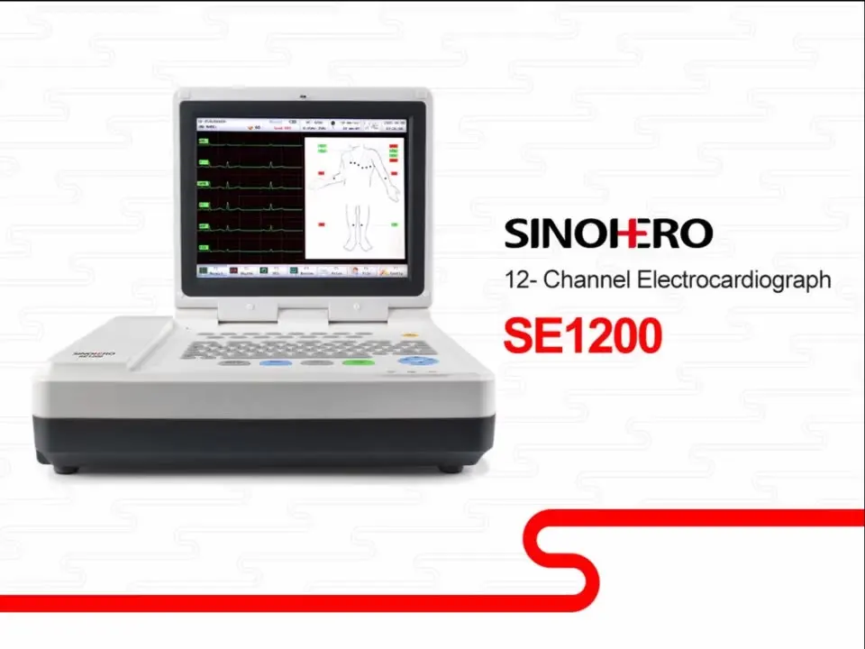 SINOHERO 12.1" Touch screen Portable Ecg Monitor Portable Wearable Telemedicine Blue Tooth Ekg Monitor
SINOHERO 12.1" Touch screen Portable Ecg Monitor Portable Wearable Telemedicine Blue Tooth Ekg Monitor