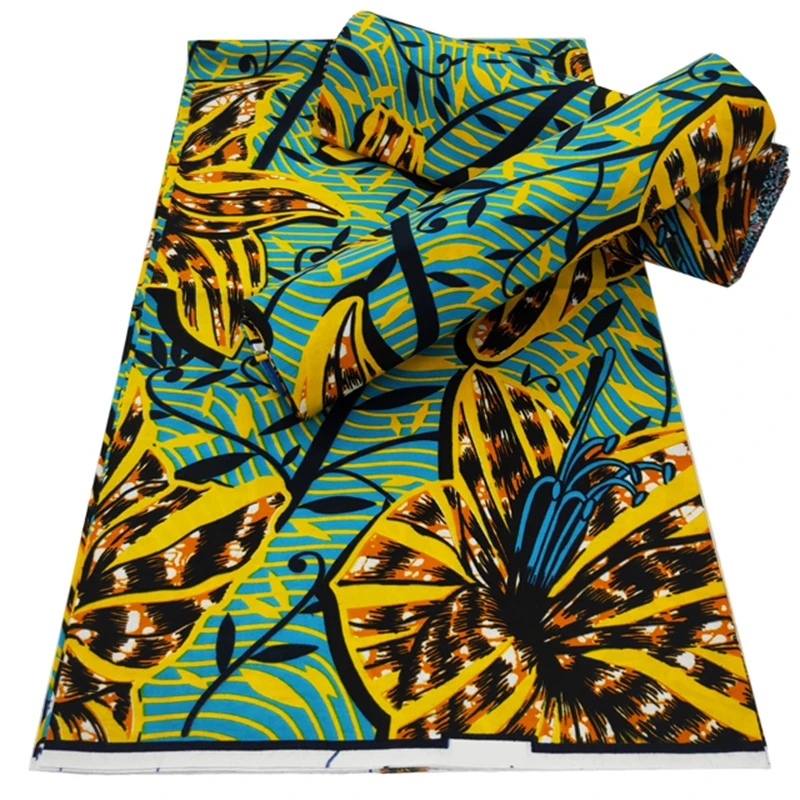 Fashion Ankara Wax Fabric African Wax Print Fabric 100% Cotton Soft Nigerian Guaranteed Veritable Real Batik 6 Yards For Sewing
Fashion Ankara Wax Fabric African Wax Print Fabric 100% Cotton Soft Nigerian Guaranteed Veritable Real Batik 6 Yards For Sewing