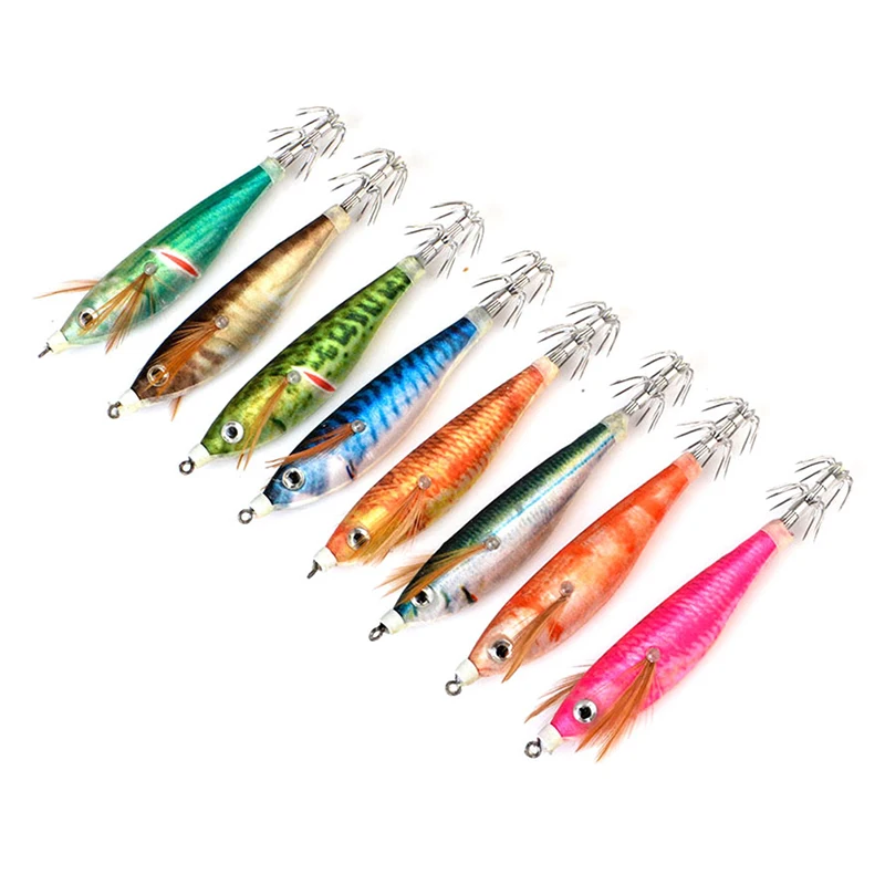 1PC Fishing Lure Sinker Squid Hook Luminous Squid Jig Fishing Wood Shrimp Lure 10g/8cm Squid Hook Cuttlefish Jigs Lures
1PC Fishing Lure Sinker Squid Hook Luminous Squid Jig Fishing Wood Shrimp Lure 10g/8cm Squid Hook Cuttlefish Jigs Lures