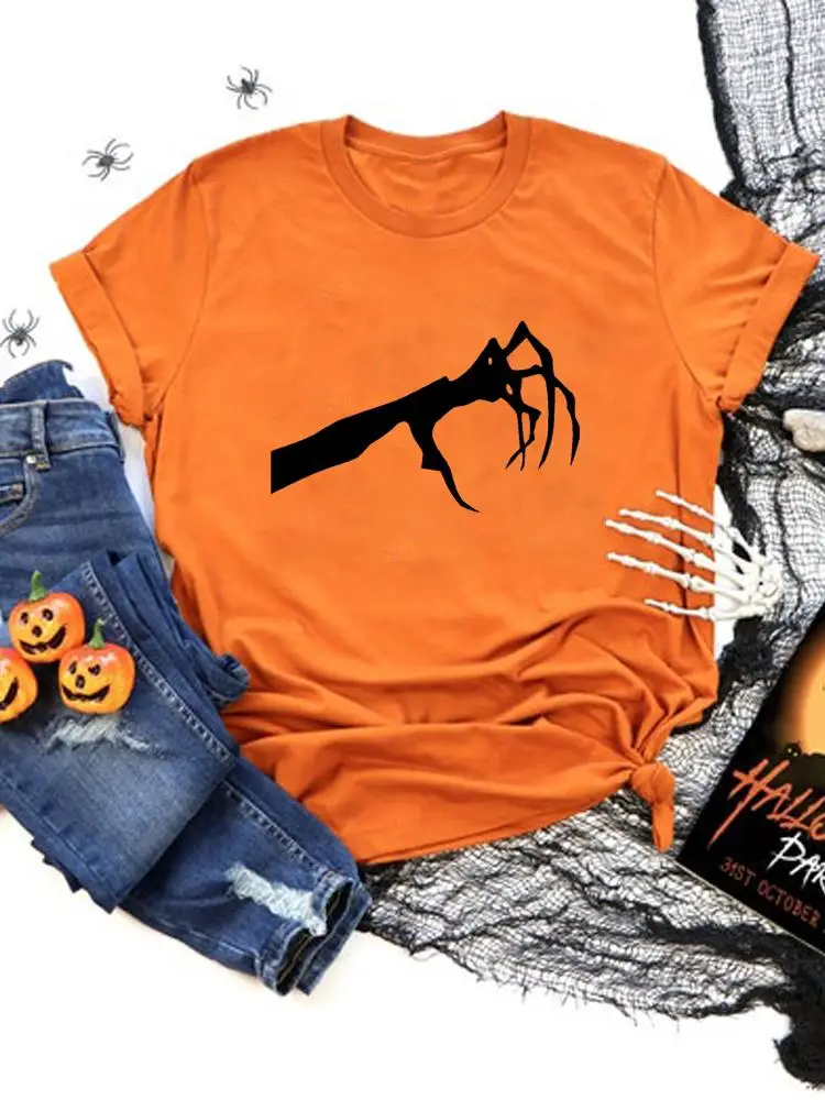 Fall Autumn Ladies Casual Halloween Thanksgiving Skull Funny Cute Festival Women Clothing Graphic Tee Female T Clothes T-shirts
Fall Autumn Ladies Casual Halloween Thanksgiving Skull Funny Cute Festival Women Clothing Graphic Tee Female T Clothes T-shirts
