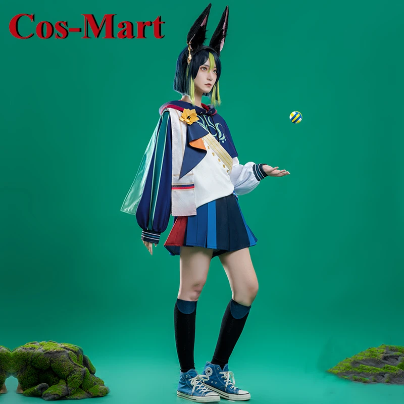 Костюм для косплея Cos-Mart Game Genshin Impact toughnari, модная красивая толстовка, униформа для активного отдыха
Костюм для косплея Cos-Mart Game Genshin Impact toughnari, модная красивая толстовка, униформа для активного отдыха