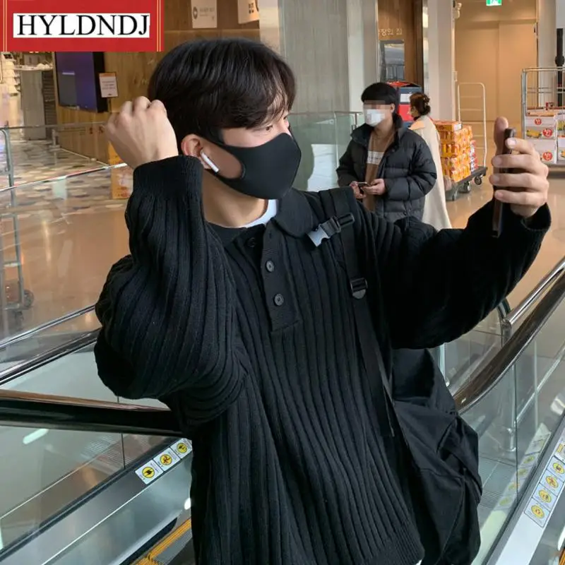 New Men Warm Fashion Casual Knitted Pullover Men Korean Loose Long Sleeve Sweater Mens Jumper Clothes Winter Lapel Sweater
New Men Warm Fashion Casual Knitted Pullover Men Korean Loose Long Sleeve Sweater Mens Jumper Clothes Winter Lapel Sweater