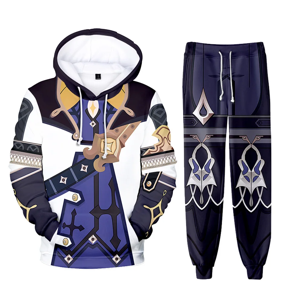 Genshin Impact Cosplay Zhongli Tartaglia Hutao Kaeya Alberch Albedo Diluc Tracksuit Men Sets Trousers+Hoodies Pants 2 Piece Set
Genshin Impact Cosplay Zhongli Tartaglia Hutao Kaeya Alberch Albedo Diluc Tracksuit Men Sets Trousers+Hoodies Pants 2 Piece Set