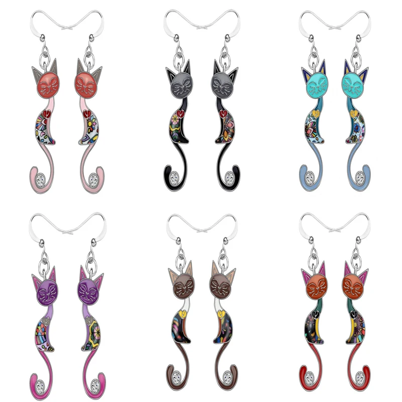 6 Colors Milangirl Colorful Small Cat Ear Stud Earrings for Women Alloy Dangle Earring Hoop Wedding Party Jewelry
6 Colors Milangirl Colorful Small Cat Ear Stud Earrings for Women Alloy Dangle Earring Hoop Wedding Party Jewelry