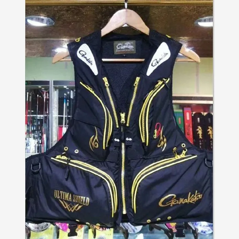 Gamakatsu Life Jacket Multi-function Black Sea Fishing Vest Fly Fishing Clothing Quick Drying Fishing Clothes Safety Life Jacket
Gamakatsu Life Jacket Multi-function Black Sea Fishing Vest Fly Fishing Clothing Quick Drying Fishing Clothes Safety Life Jacket