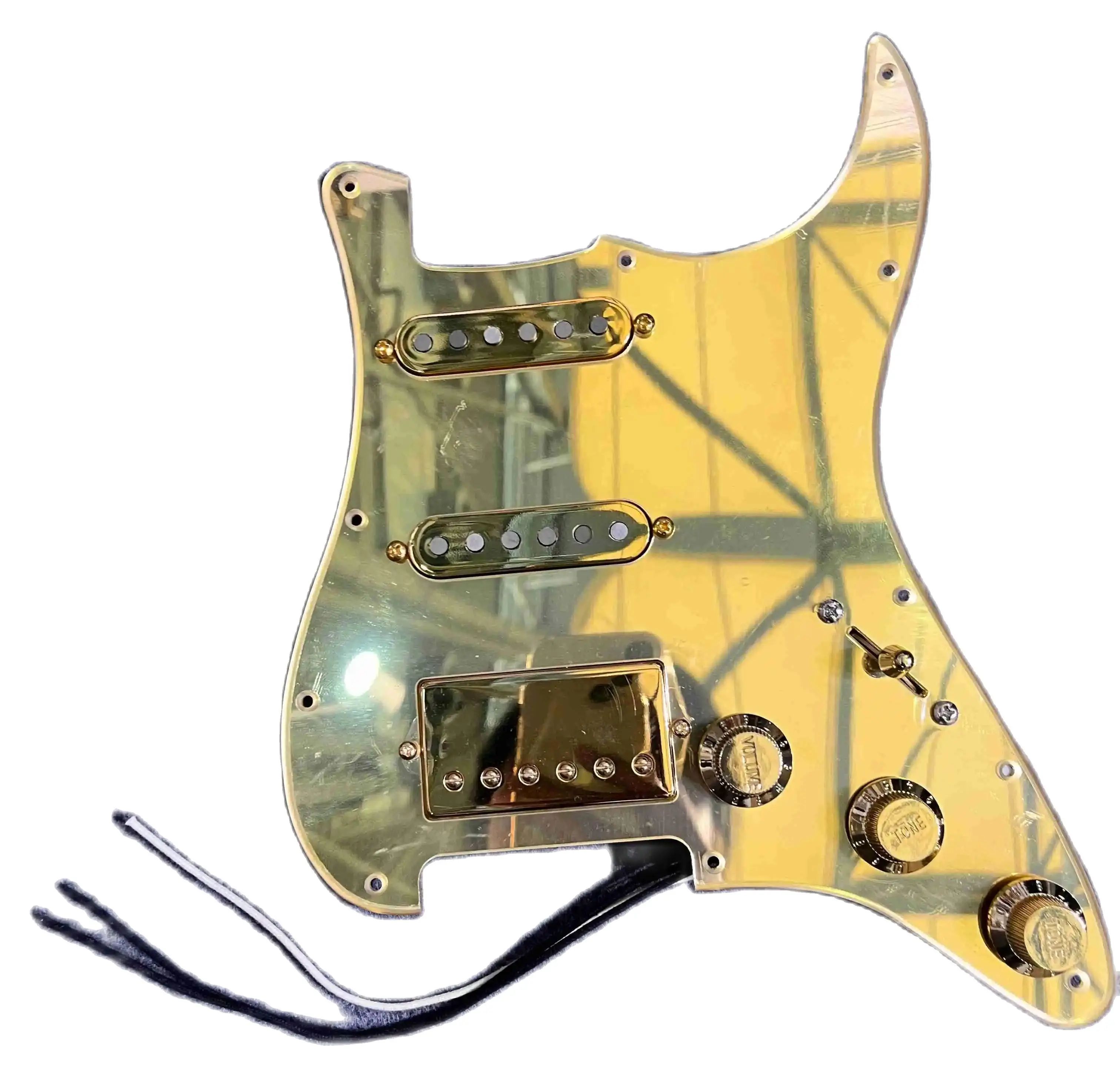 Prewired Strat Guitar Pickguard SSH with Mini Humbucker Pickups set Multifunction Switch Strat Loaded Pickguard Fit Fender Stra
Prewired Strat Guitar Pickguard SSH with Mini Humbucker Pickups set Multifunction Switch Strat Loaded Pickguard Fit Fender Stra