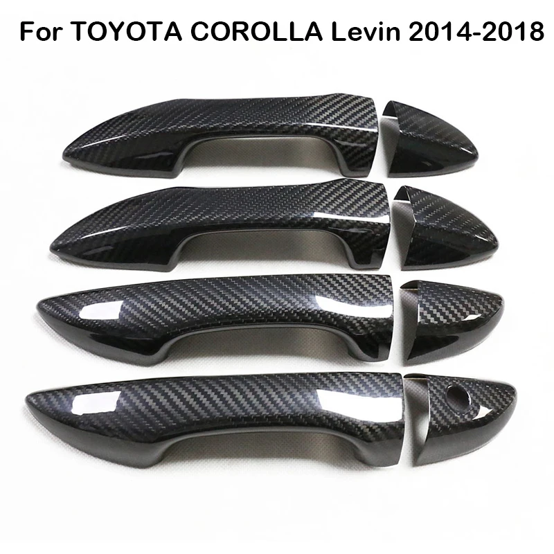 For Toyota Corolla Levin 2014-2018 Real Carbon Fiber Car Door Handle Cover Catch Cap Stickers Decoration Accessories Car Styling
For Toyota Corolla Levin 2014-2018 Real Carbon Fiber Car Door Handle Cover Catch Cap Stickers Decoration Accessories Car Styling