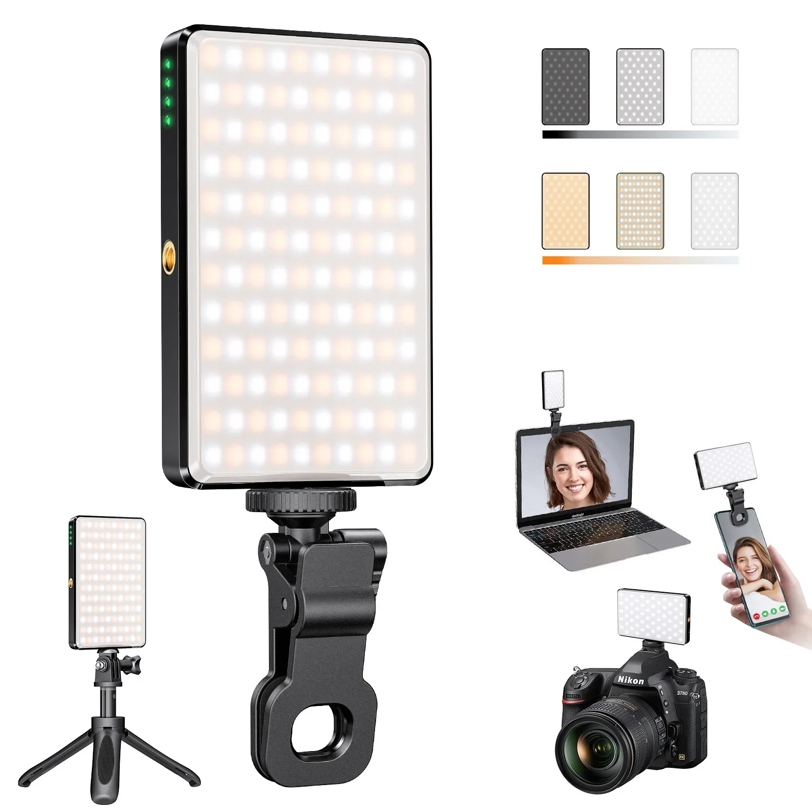 Multifunctional Fill Light Portable Phone Fill Light Led Desktop Tablet Camera Photography Video Live Pocket 
Multifunctional Fill Light Portable Phone Fill Light Led Desktop Tablet Camera Photography Video Live Pocket