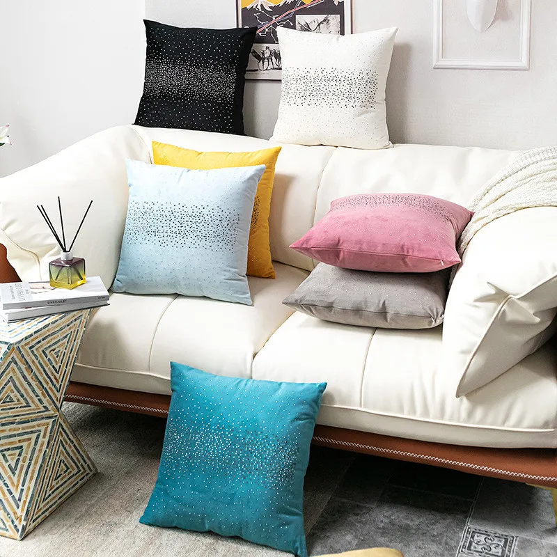 Cushion Cover 45x45 50x50cm European Style Thickening Velvet Hot Drill Pillow Case for Sofa Living Room Bedroom Home Decoration
Cushion Cover 45x45 50x50cm European Style Thickening Velvet Hot Drill Pillow Case for Sofa Living Room Bedroom Home Decoration