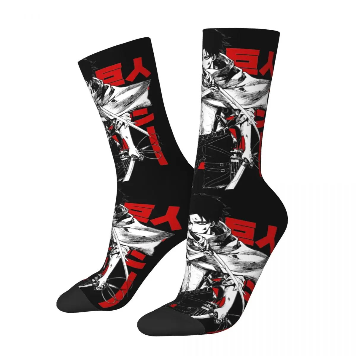 Attack On Titan Levi Socks Men's Women's Fashion Anime Shingeki No Kyojin Socks Spring Summer Autumn Winter Stockings Gifts
Attack On Titan Levi Socks Men's Women's Fashion Anime Shingeki No Kyojin Socks Spring Summer Autumn Winter Stockings Gifts