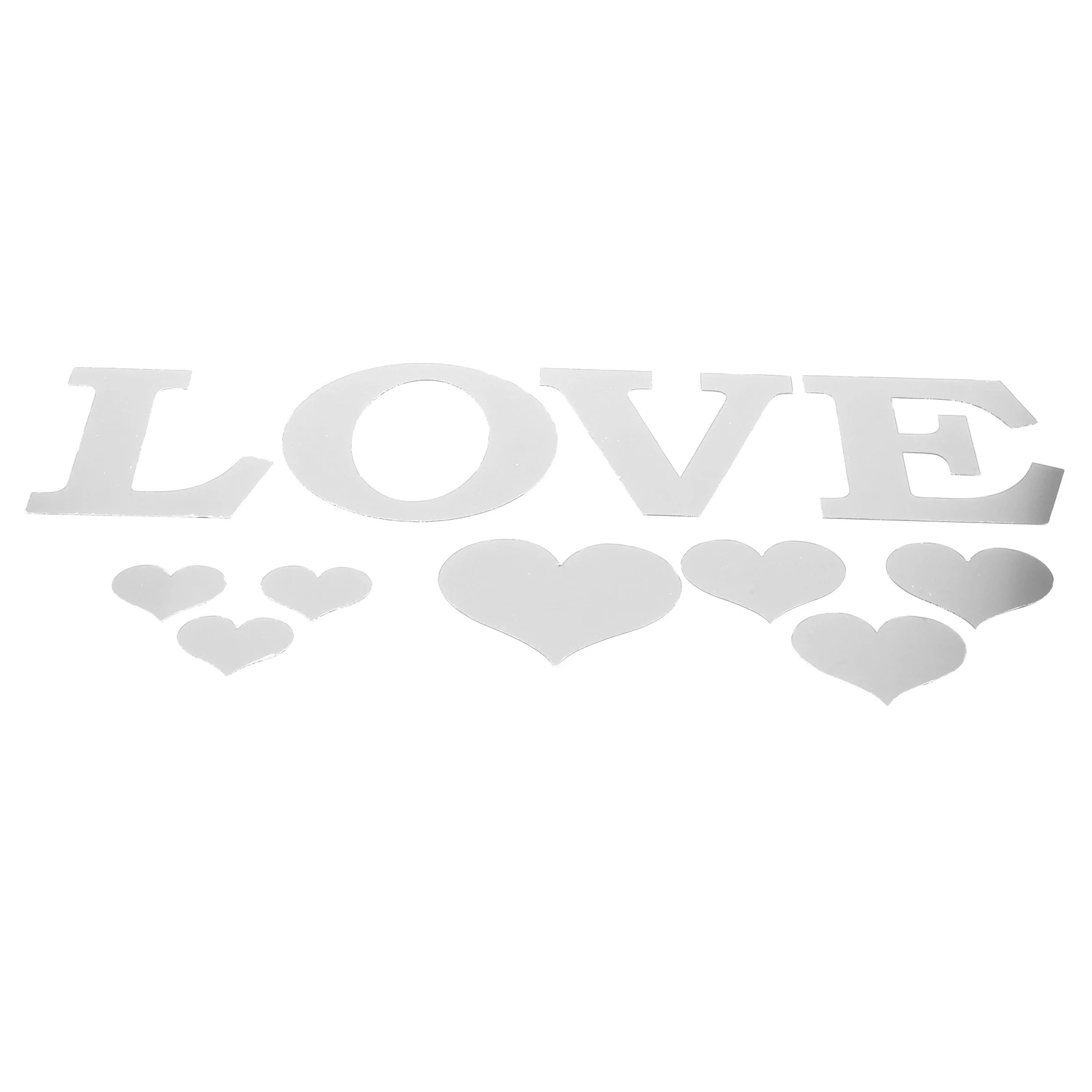 Mirror Wall Stickers Heart Shape DIY Wall Decal for Home Bedroom Living Room DecorSilver
Mirror Wall Stickers Heart Shape DIY Wall Decal for Home Bedroom Living Room DecorSilver