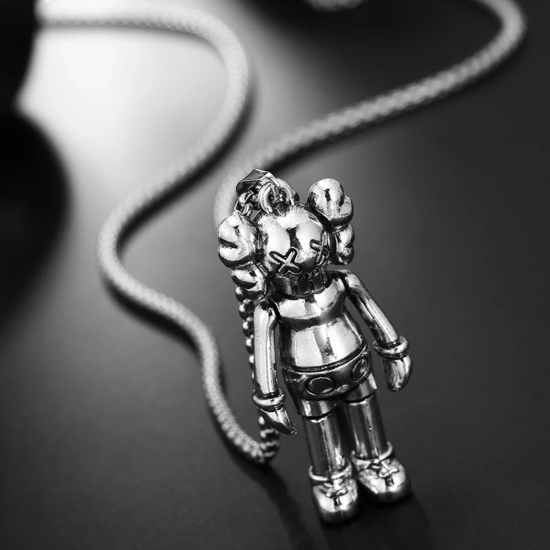 Trendy Robot Design Hot Sell Titanium Steel Pendant Necklace Original Jewelry Unisex Sweater Chain Never Fade Women Men Gifts
Trendy Robot Design Hot Sell Titanium Steel Pendant Necklace Original Jewelry Unisex Sweater Chain Never Fade Women Men Gifts