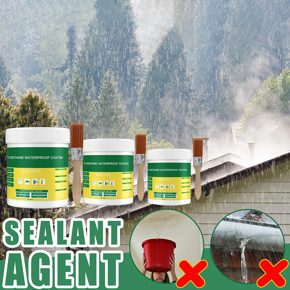 Waterproof Invisible Paste Sealant Mighty Paste Polyurethane Glue with Brush Adhesive Repair Glue for Roof Repair Super Glue
Waterproof Invisible Paste Sealant Mighty Paste Polyurethane Glue with Brush Adhesive Repair Glue for Roof Repair Super Glue