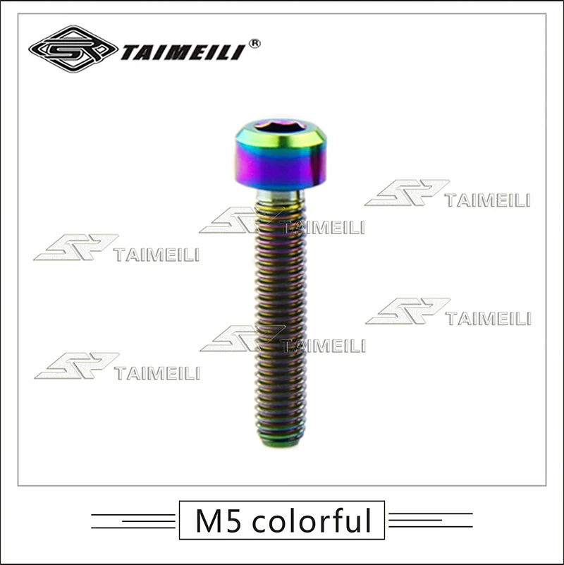 Титановые болты TAIMEILI M5 Silver/Gold/Rainbow
Титановые болты TAIMEILI M5 Silver/Gold/Rainbow