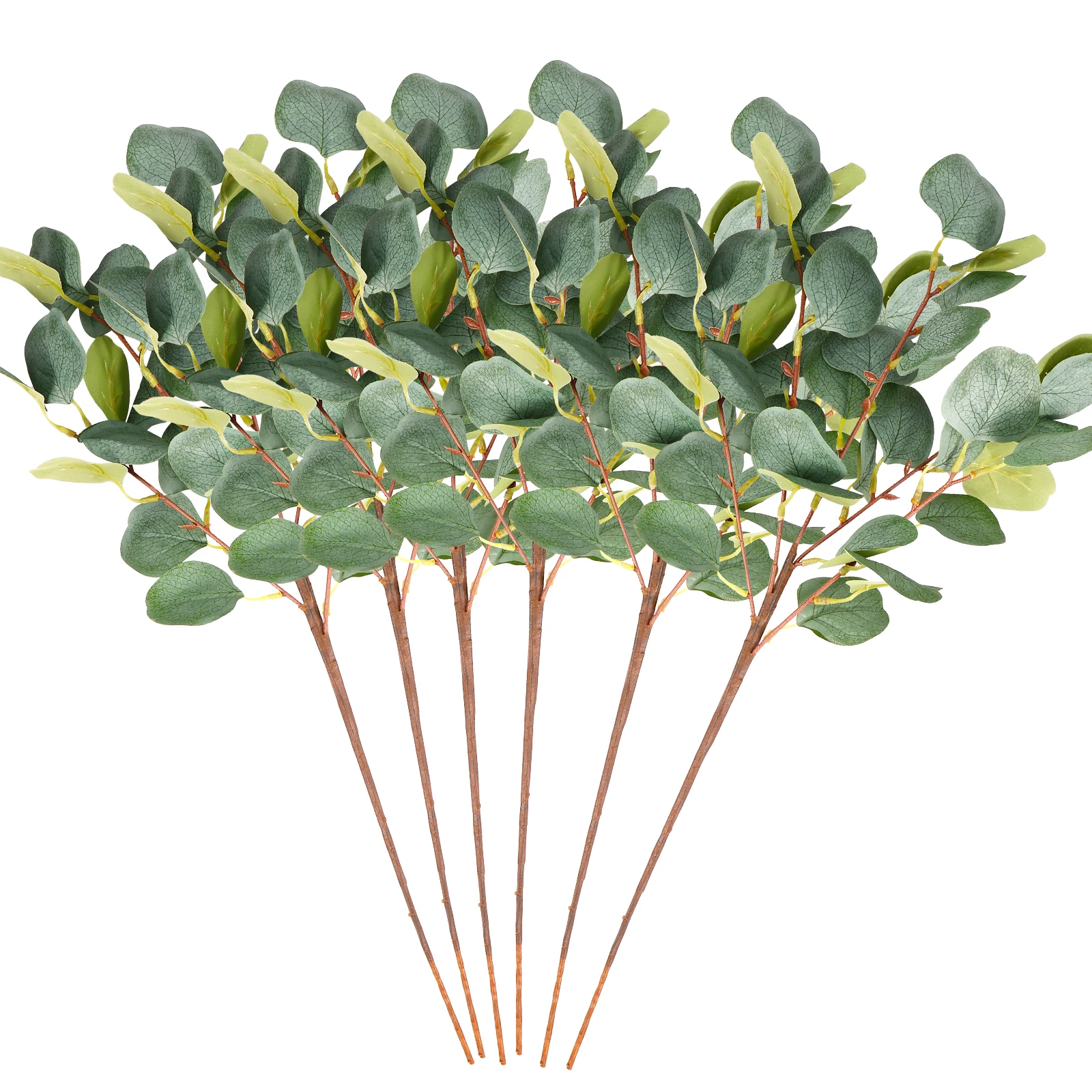 6Pcs Artificial Eucalyptus Stems Realistic Fake Eucalyptus Leaves Decorative Faux Eucalyptus Branches 21.7 inch Eucalyptus Stems
6Pcs Artificial Eucalyptus Stems Realistic Fake Eucalyptus Leaves Decorative Faux Eucalyptus Branches 21.7 inch Eucalyptus Stems