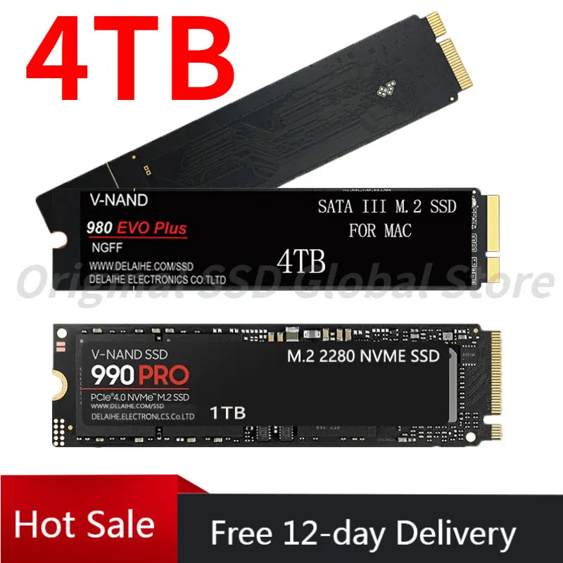 Original 4TB M.2 SSD NGFF NVME SSD hard Drive 980EVO 1TB 2TB NVMe pcie 990 PRO Hdd Internal Hard Disk For Laptop/Desktop/mac
Original 4TB M.2 SSD NGFF NVME SSD hard Drive 980EVO 1TB 2TB NVMe pcie 990 PRO Hdd Internal Hard Disk For Laptop/Desktop/mac