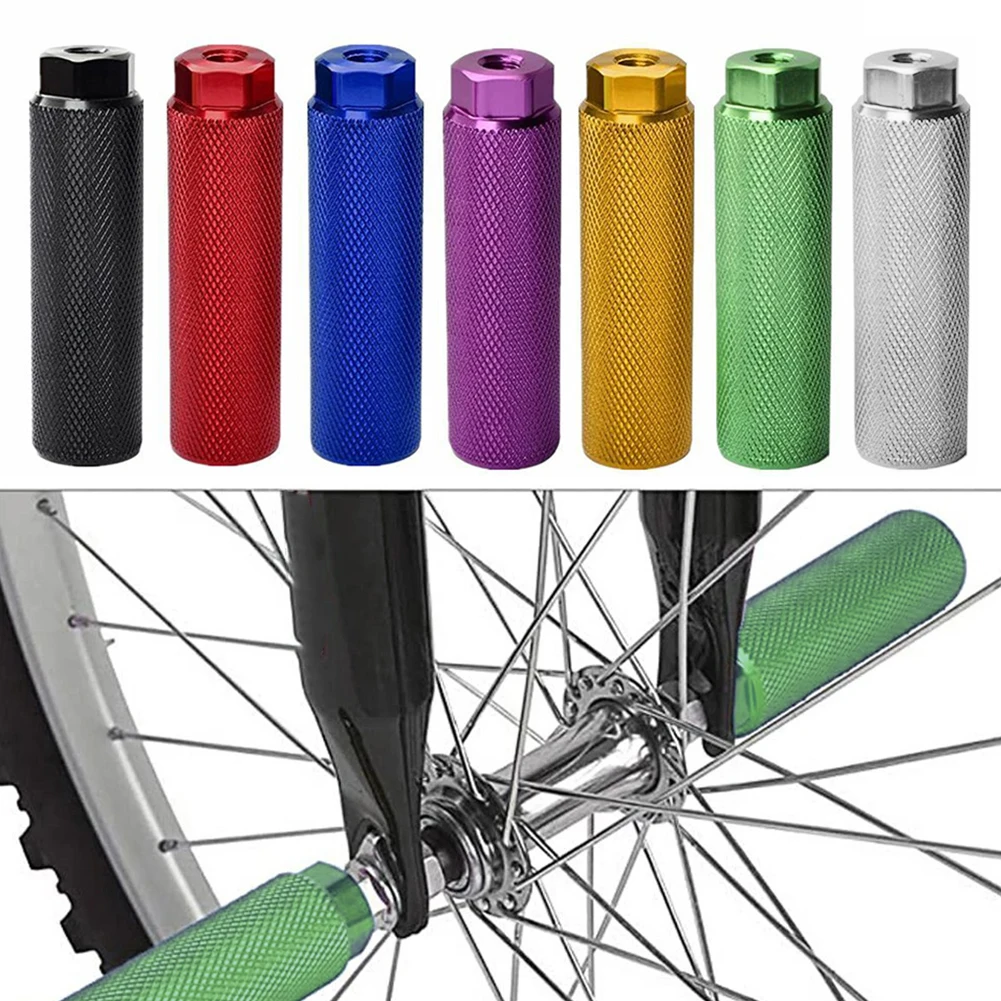 Bike Pegs Aluminum Alloy Anti Skid Lead Foot For Bike Fit 3/8 Inch Axles Bike Cycling Rear Stunt Pegs
Bike Pegs Aluminum Alloy Anti Skid Lead Foot For Bike Fit 3/8 Inch Axles Bike Cycling Rear Stunt Pegs