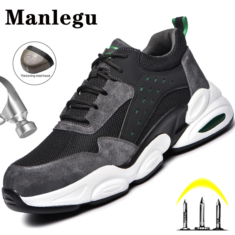Lightweight Safety Shoes Men Women Work Sneakers Mesh Breathable Anti-piercing Work Shoes Steel Toe Indestructible Safety Boots
Lightweight Safety Shoes Men Women Work Sneakers Mesh Breathable Anti-piercing Work Shoes Steel Toe Indestructible Safety Boots