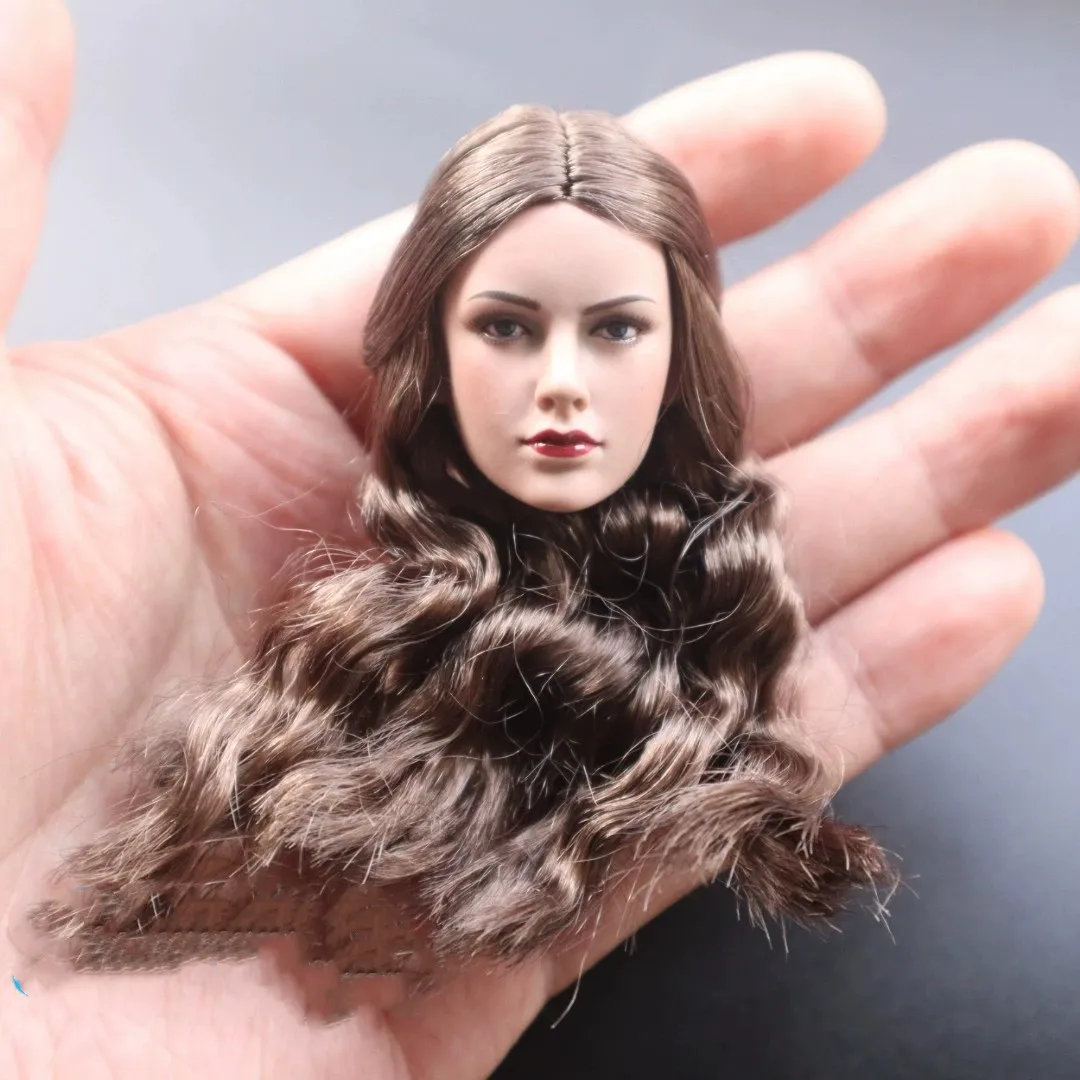 1/6 Female Head Sculpt Carving Brown Curls Movie Actor Model Fit 12'' Phicen Soldier Action Figure Body Hobbies Dolls
1/6 Female Head Sculpt Carving Brown Curls Movie Actor Model Fit 12'' Phicen Soldier Action Figure Body Hobbies Dolls