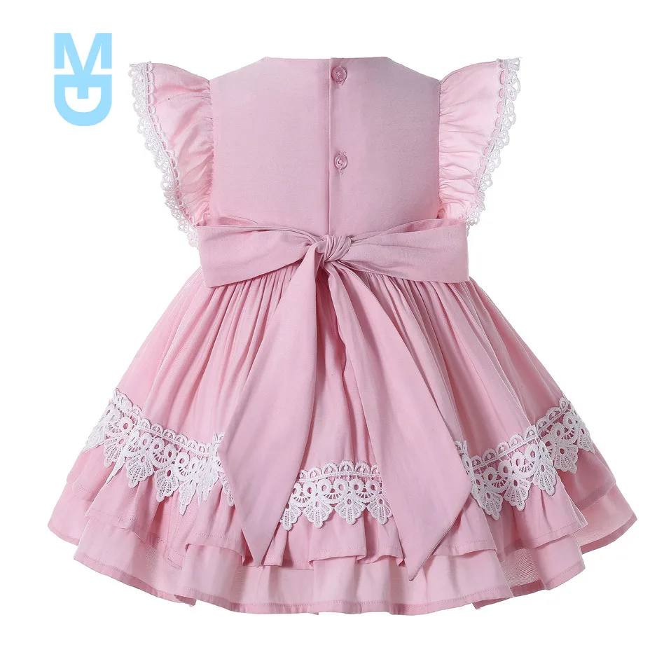 New Pettgirl Summer Children Spanish born Baby Girls Pink Cotton Dresses 3 Piece Sets Clothes Sizes 6 9 12 18 24 Months 2021
New Pettgirl Summer Children Spanish born Baby Girls Pink Cotton Dresses 3 Piece Sets Clothes Sizes 6 9 12 18 24 Months 2021