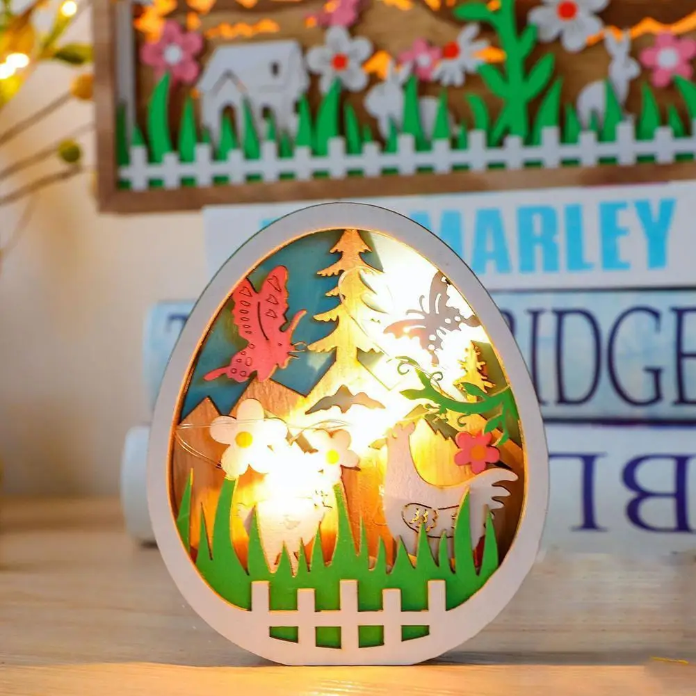 Happy Easter Wooden Crafts Led Hollow Bunny Egg Flower Easter Desktop Lighting Home Party Decor Ornaments D2e4
Happy Easter Wooden Crafts Led Hollow Bunny Egg Flower Easter Desktop Lighting Home Party Decor Ornaments D2e4