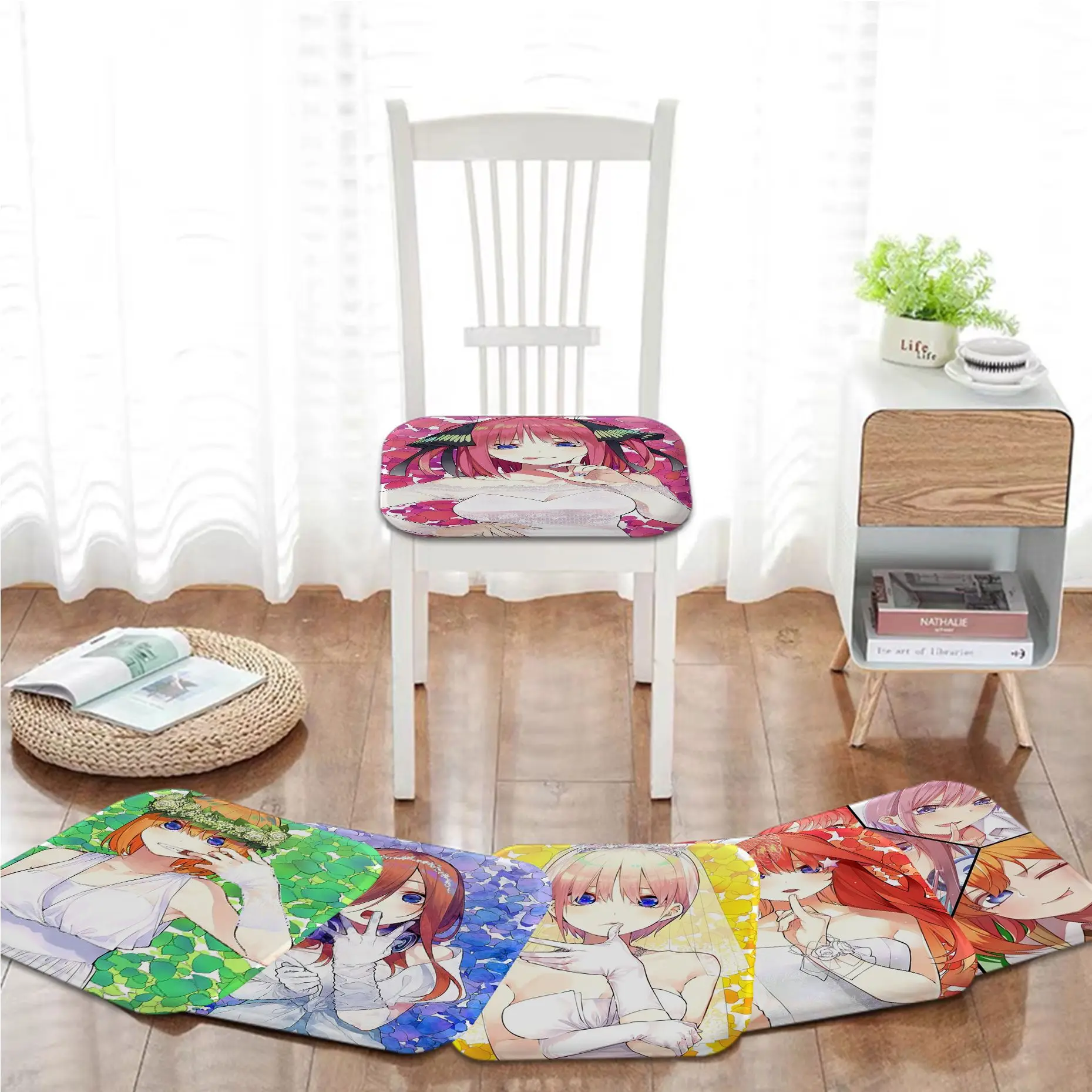 The Quintessential Quintuplets Nordic Printing Fabric Cushion Non-slip Living Room Sofa Decor Students Stool Office Seat Mat
The Quintessential Quintuplets Nordic Printing Fabric Cushion Non-slip Living Room Sofa Decor Students Stool Office Seat Mat