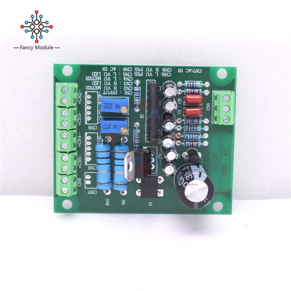 

Wholesale Price VU Level Audio Meter Driver Board + 2pcs VU Meter with Warm Color Sound Pressure Meter 9V-20V AC Input