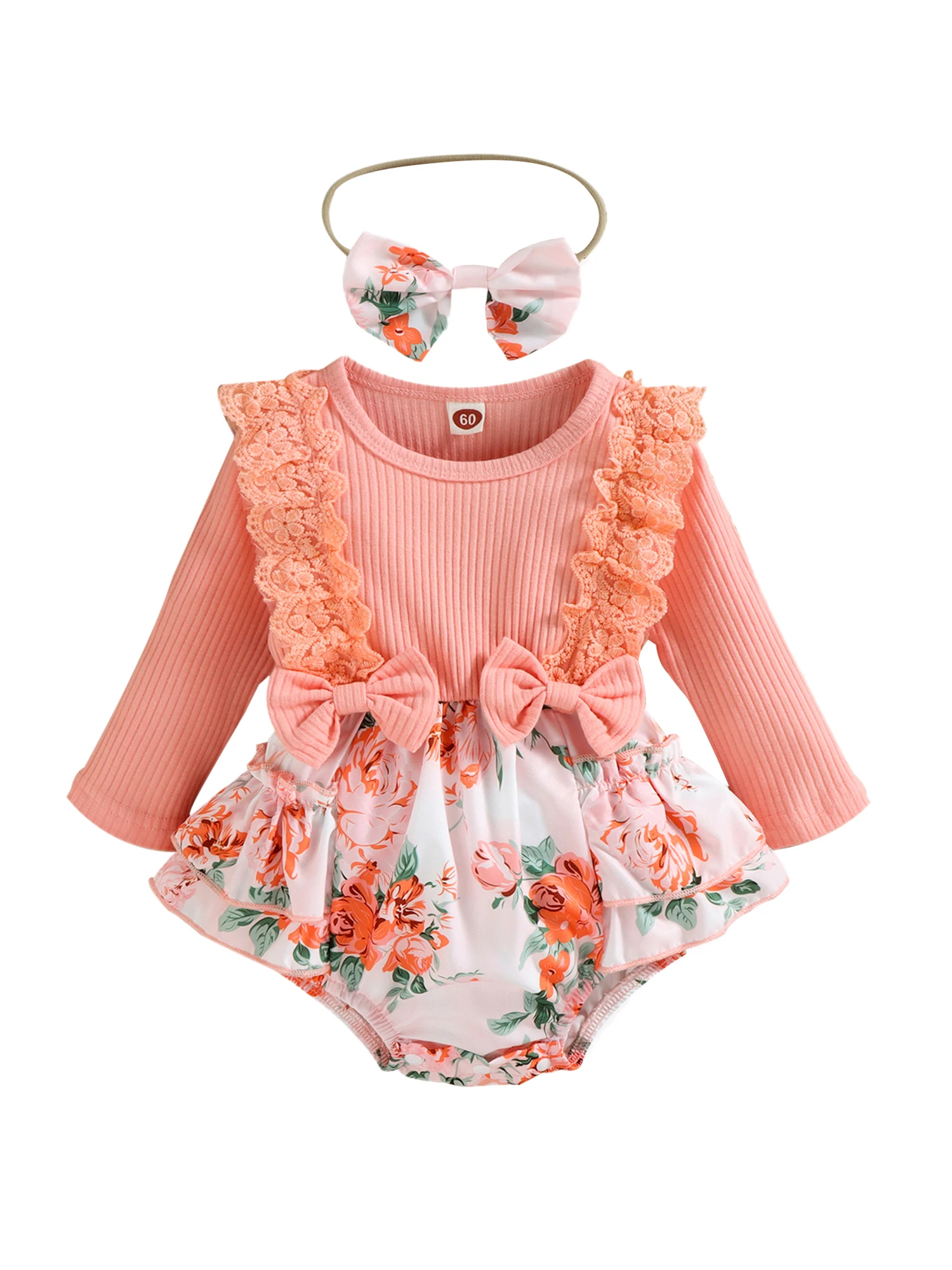 Txlixc Baby Girl Lace Romper Suit Long Sleeve Knit Ribbed Flower Romper Dress Tutu Plaid Skirt Ruffle Patchwork Bodysuit Set
Txlixc Baby Girl Lace Romper Suit Long Sleeve Knit Ribbed Flower Romper Dress Tutu Plaid Skirt Ruffle Patchwork Bodysuit Set