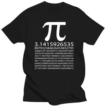 2019 Fashion Round Neck Clothes Pi Number T-Shirt Pi Math Geek Nerd College Cool Gift Christmas Cotton Tee shirts