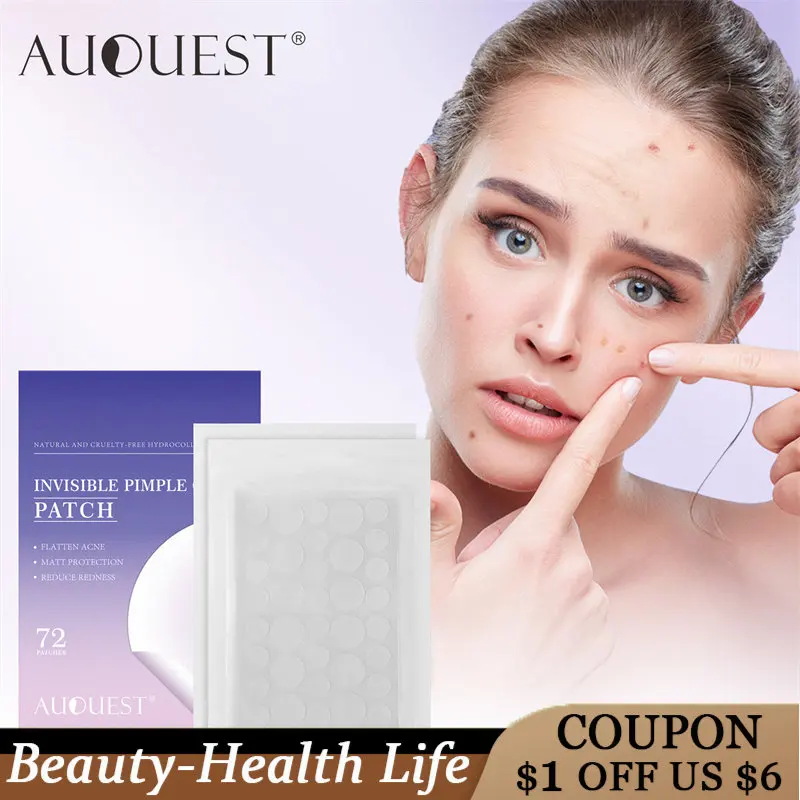 AUQUEST 72PCS Acne Pimple Patch Treatment Face Mask Invisible Acne Remover Stickers Patches Concealer Facial Skincare Cosmetics
AUQUEST 72PCS Acne Pimple Patch Treatment Face Mask Invisible Acne Remover Stickers Patches Concealer Facial Skincare Cosmetics