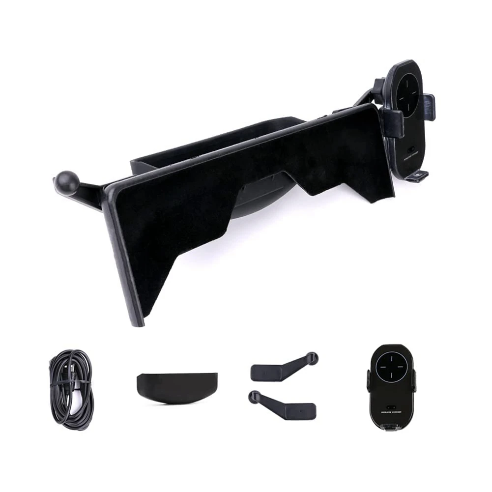 For Model Y Phone Holder with Wireless Charging & Glasses Holder Mobile Phone Bracket with Car Screen
For Model Y Phone Holder with Wireless Charging & Glasses Holder Mobile Phone Bracket with Car Screen